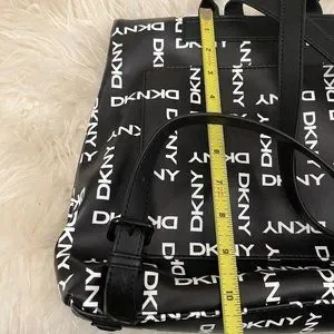 Dkny | Bags | Dkny Tilly Foldover Backpack Graffiti Black  display picture 1